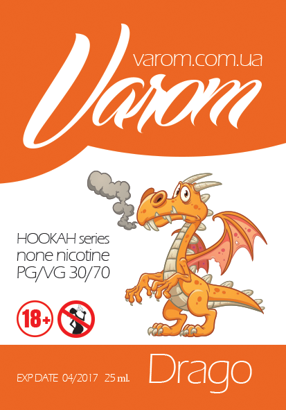 Этикетки для жидкости электронных сигарет Varom