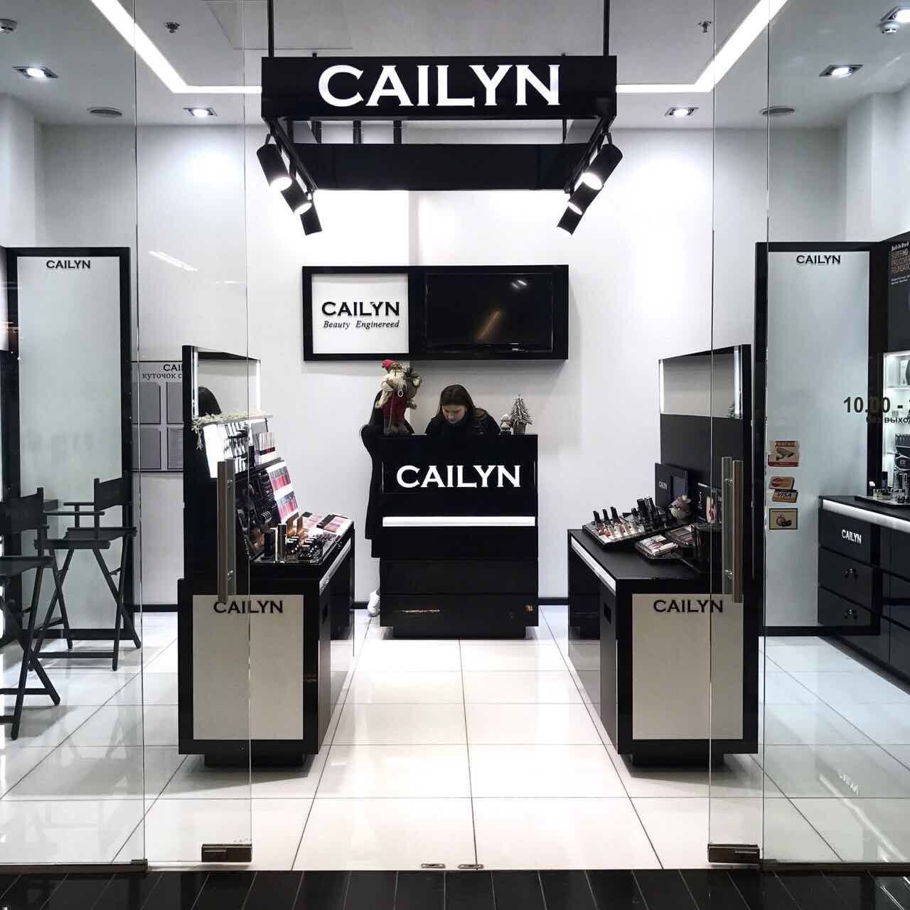 Оформление магазина для салона косметики Caylin