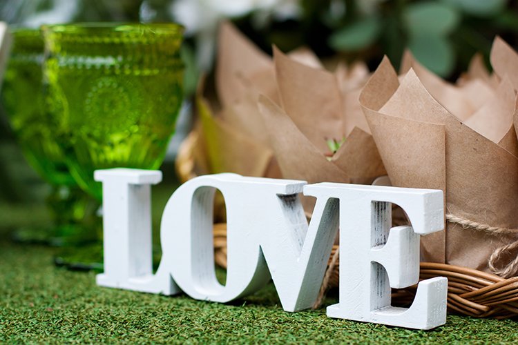 Объемные буквы из дерева