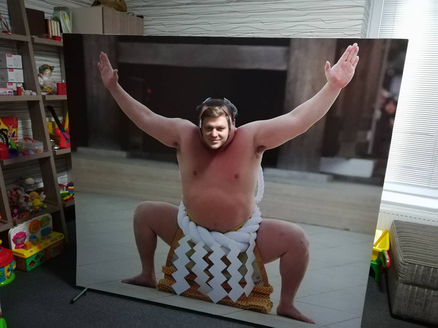 Фотозона на пластике