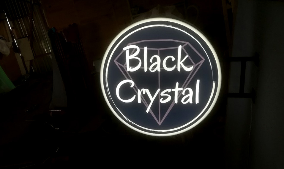 Создание лайтбокса для кофейни Black Crystal
