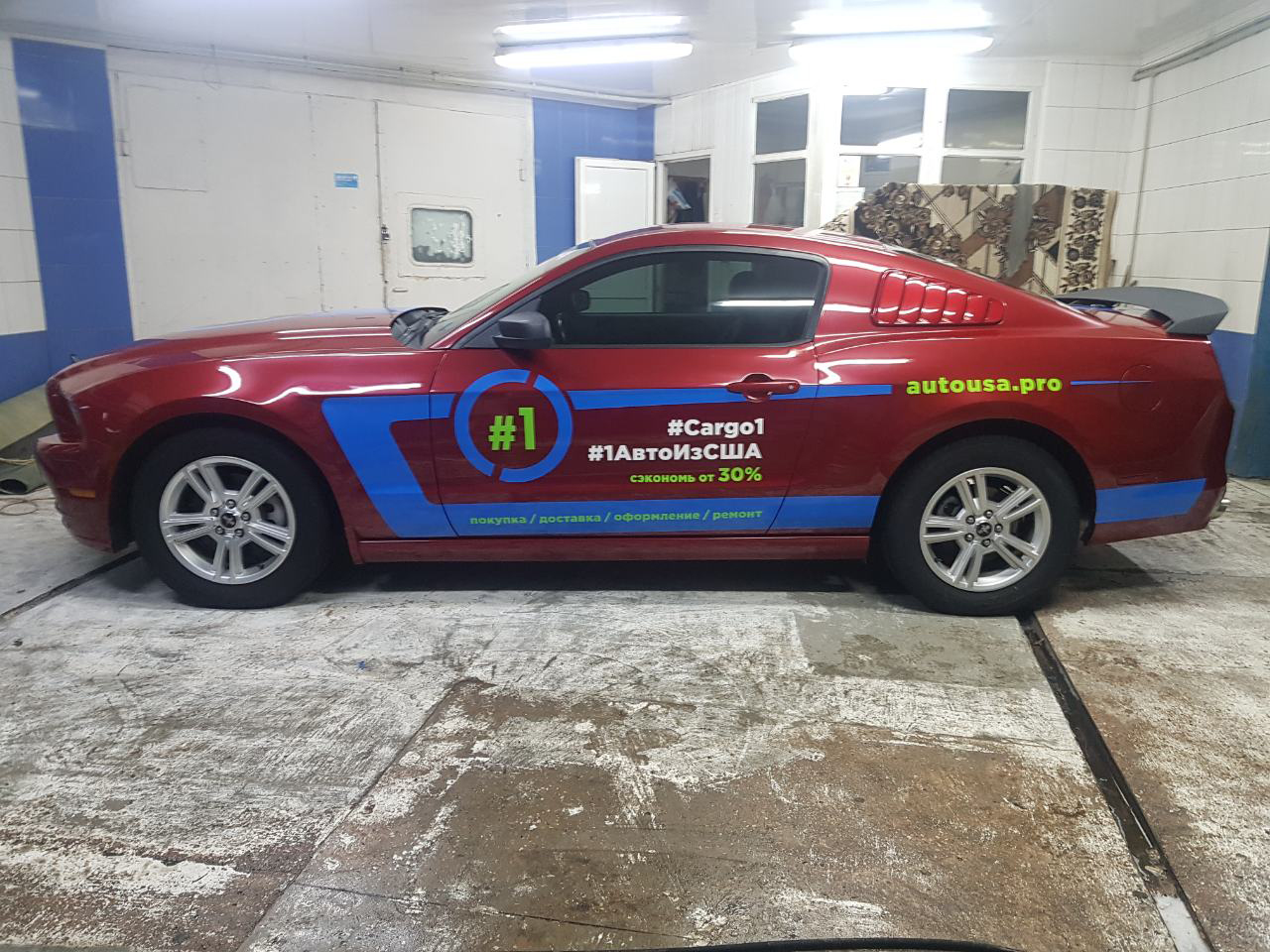 Оклейка Ford Mustang