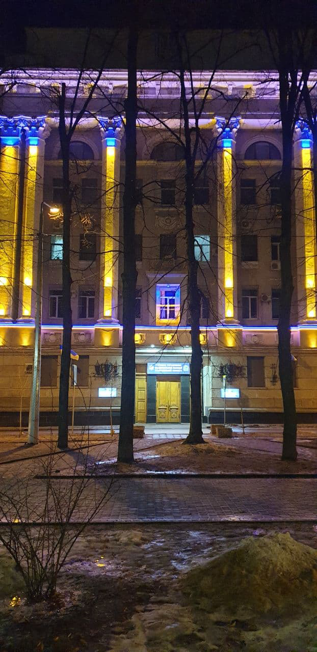 Фасадная подсветка